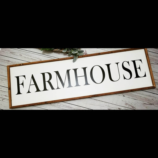 FARMHOUSE Sign