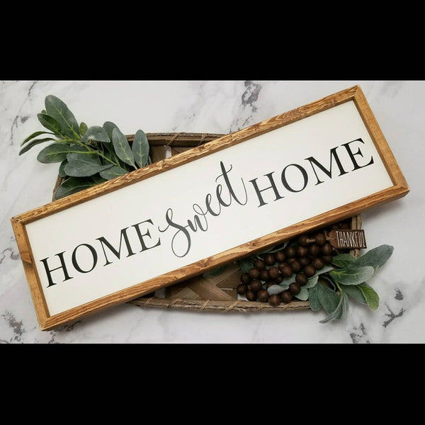 Home Sweet Home sign
