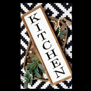 Kitchen sign, vertical
