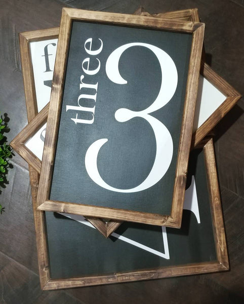 Family number sign