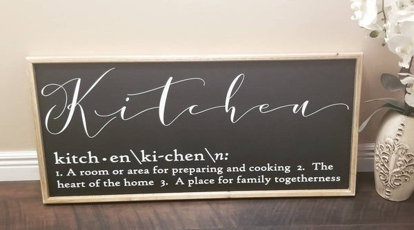 Kitchen definition sign