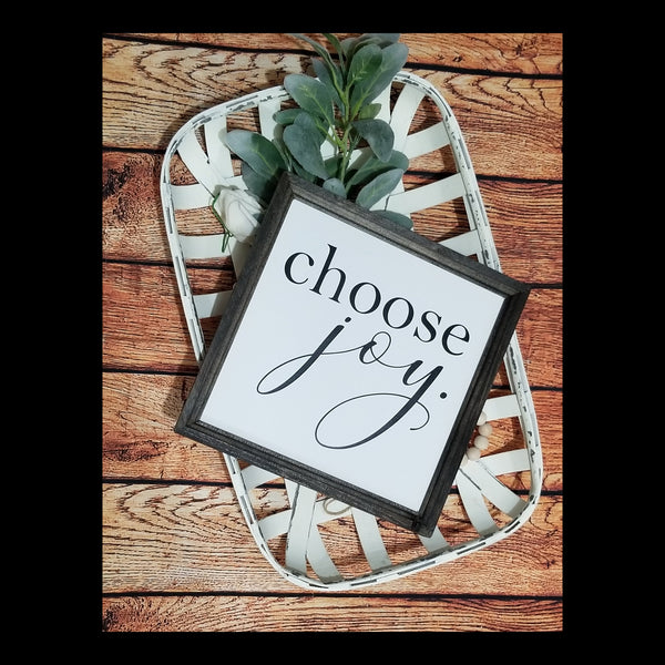 choose joy sign