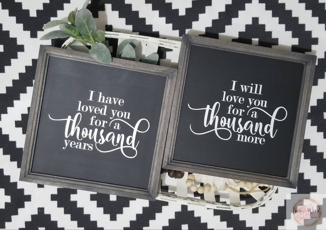 A thousand years sign set